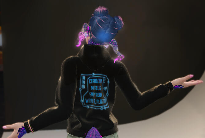 Ceruleum Hoodie Back